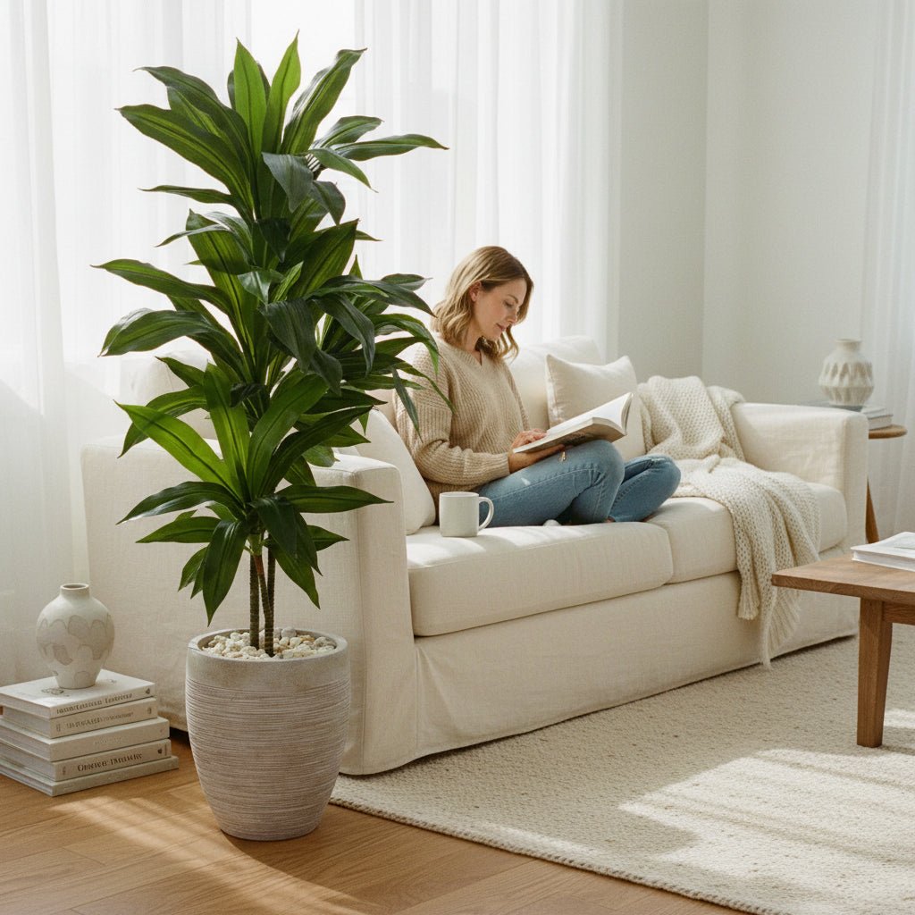 4' Dracaena Plant - Realistic Faux - TidyPlant