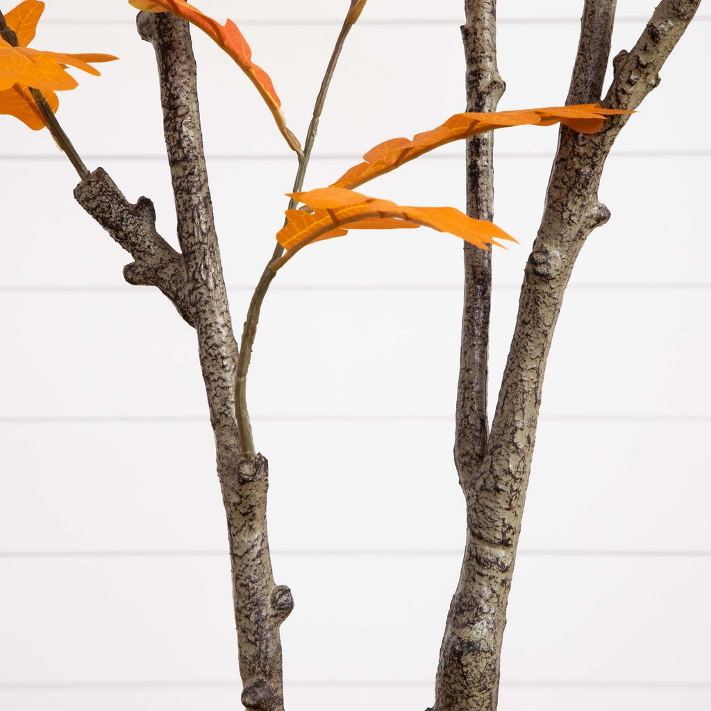 6' Artificial Autumn Oak Tree - TidyPlant