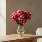 Pink Hydrangea in Glass Vase - TidyPlant