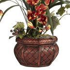 Red Cymbidium Orchid Arrangement - TidyPlant