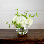 White Hydrangea Arrangement - TidyPlant