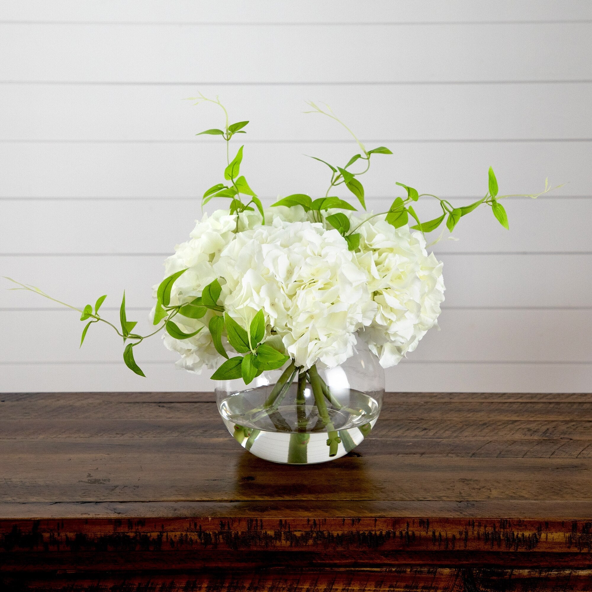 White Hydrangea Arrangement - TidyPlant